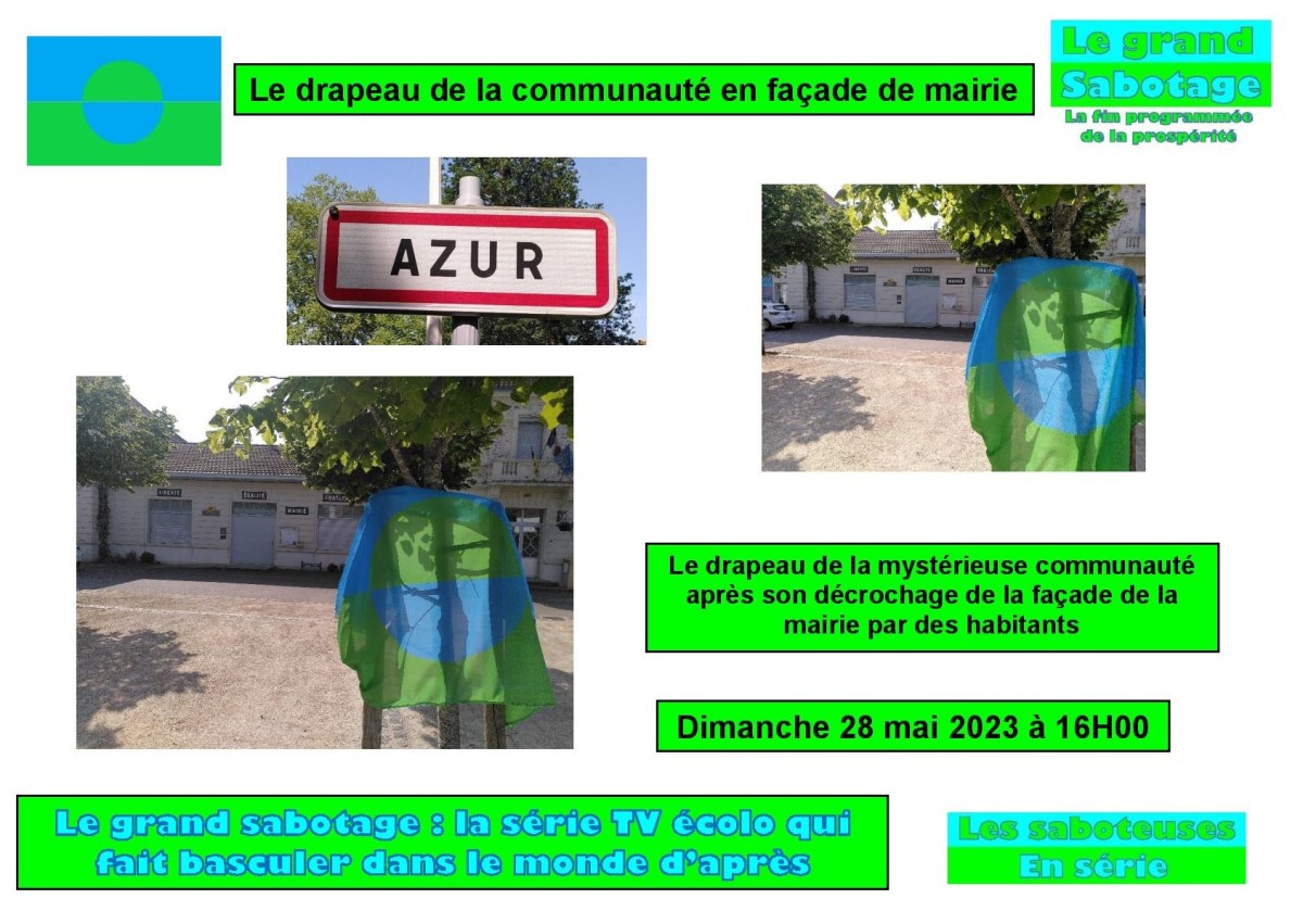 Un drapeau de la communauté a été érigé devant la mairie d’Azur dans les&nbsp;Landes