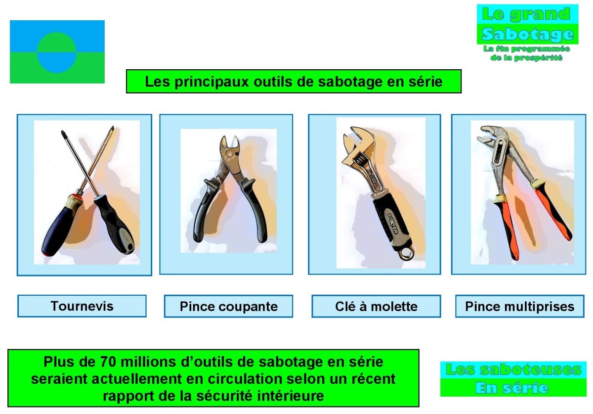 Plus de 70 millions d’outils de sabotage en série sont en circulation&nbsp;actuellement