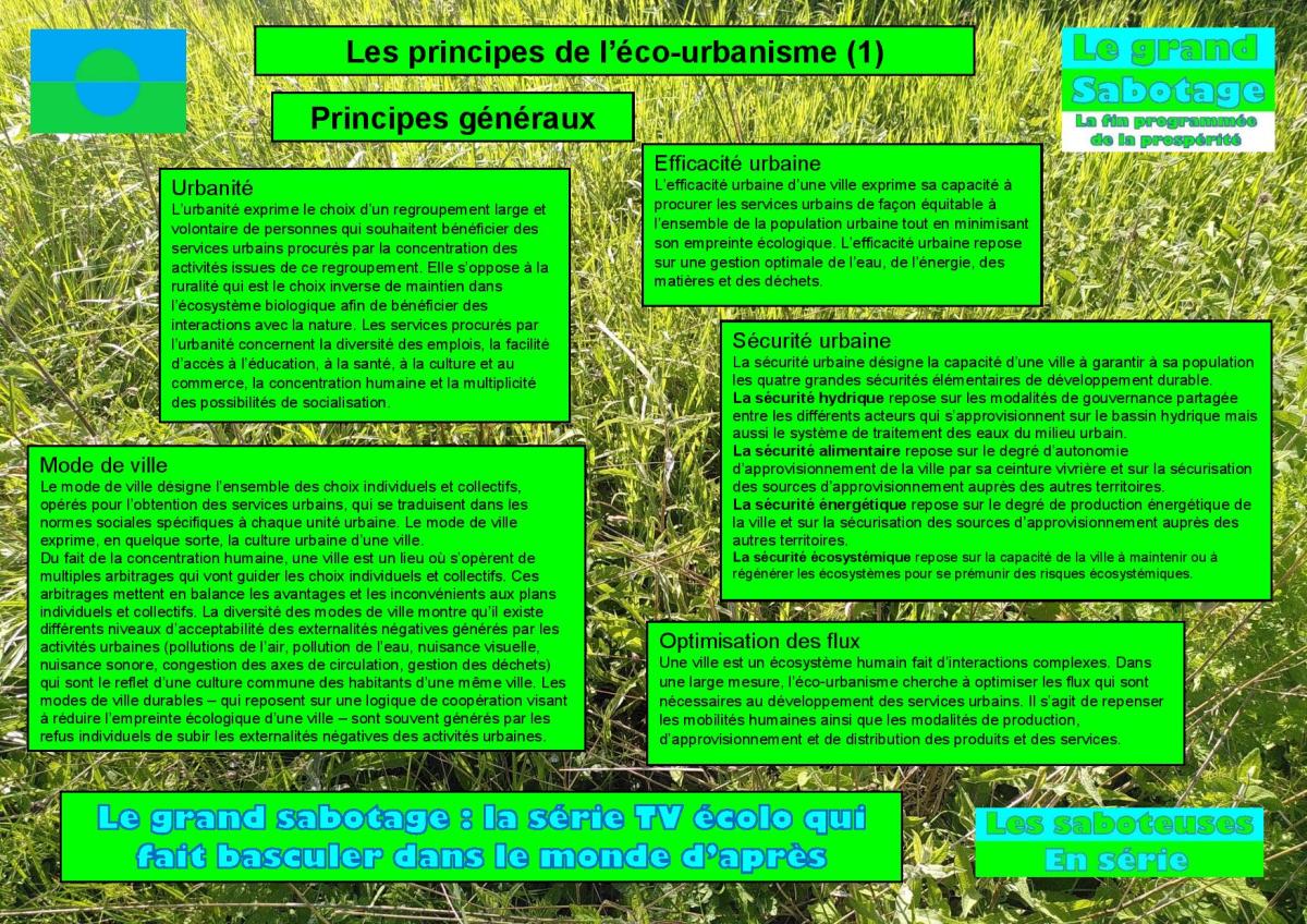 L’éco-urbanisme permet de garantir la sécurité&nbsp;urbaine