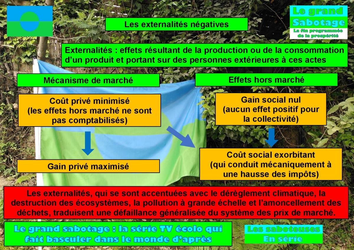 Les externalités négatives traduisent une défaillance généralisée du système des prix de&nbsp;marché